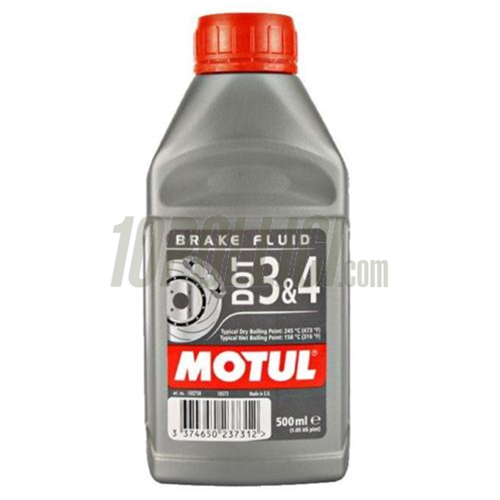 Brake oil MOTUL DOT 3 & 4, synth., 500ml