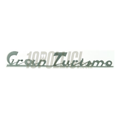 Badge Gran Turismo for rear Vespa 125 GT