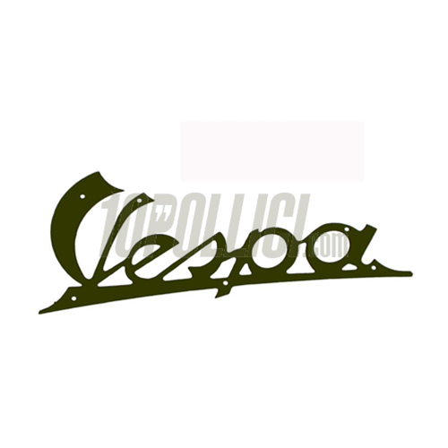 Badge Vespa for legshield MAURO PASCOLI, Vespa VN1 01950-2T, dark green 