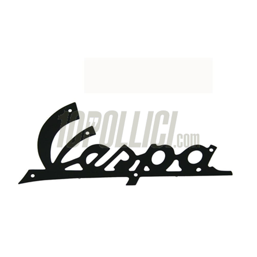 Targhetta Vespa per scudo anteriore, Vespa VNB, nera