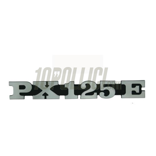 Badge PX125E for side panels Vespa PX 125 E