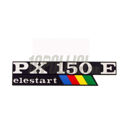 Badge PX150E for side panels Vespa PX 150 E Elestart