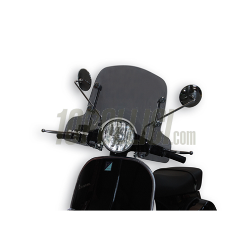 Wind shield MALOSSI Sport Screen Vespa PX, PE, '98, Lusso, '11, MY - toned
