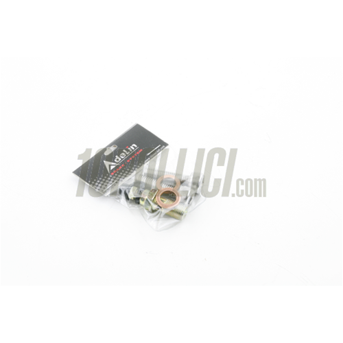 Pinza freno radiale ADELIN, 4 pistoncini, interasse fori 82mm, rossa