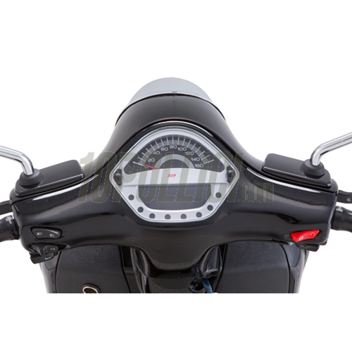 Speedometer rev counter SIP for Vespa 125-300cc GTS, GTS Super, GTS Super Sport, i.e. <'14, 160Km/h-mph, 16.000rpm, face silver, white numbers
