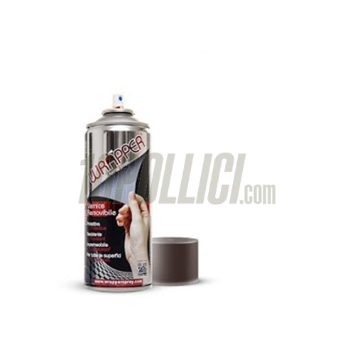 Spray paint WRAPPER removable - dar grey