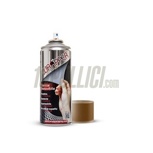 Spray paint WRAPPER removable - mustard