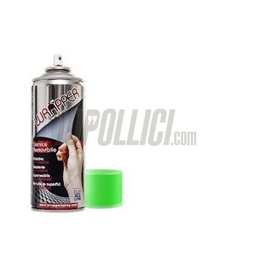 Vernice spray WRAPPER removibile - verde kawasaki