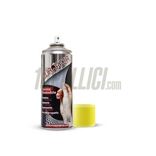 Spray paint WRAPPER removable - fluo yellow