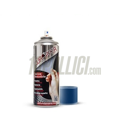 Spray paint WRAPPER removable - traffic blue