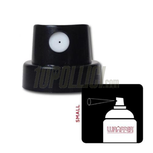 Can nozzle, black, round spray