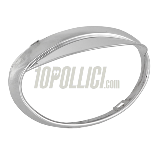 Ghiera fanale SIP per Vespa 50-150 ET2, ET4, plastica, cromata