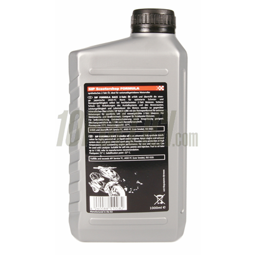 Olio miscela 2 tempi SIP Formula Race, SCOOTER, sintetico, 1000ml, 12 flaconi