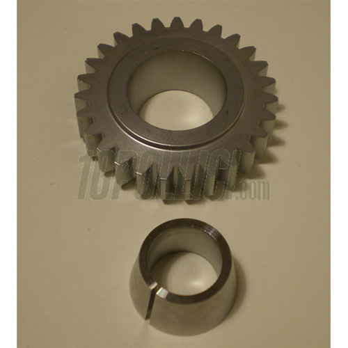 Primary driven gear CRIMAZ 29 cogs for primary 29-67 straight cogs Vespa 50, 90, 125 ET3 Primavera, PK, with cone