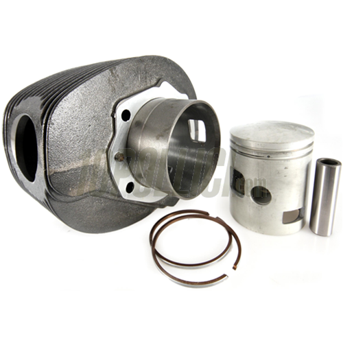 Kit cilindro PIAGGIO by SIP 200cc per Vespa 180 Rally, Ø 66,5mm, ghisa, 3 travasi, corsa 57mm, 2 fasce elastiche, senza testa