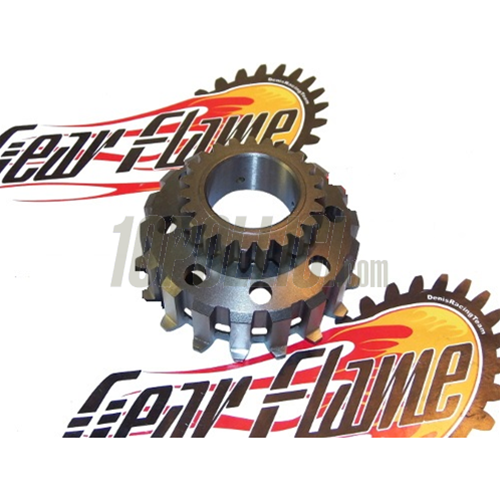 Gear Cog 23 teeth DRT, 8 springs clutch, for primary z=62 DRT straight teeth Vespa Largeframe