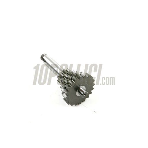 Input shaft assembly VMC Racing 10-14-18-21 teeth QUARTA CORTA Vespa 50, 90, 125 ET3 Primavera, PK