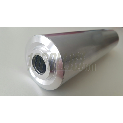 Exhaust silencer MD RACING Øe=60mm, Øi=20mm, inlet Ø=22mm, L=260mm, aluminium