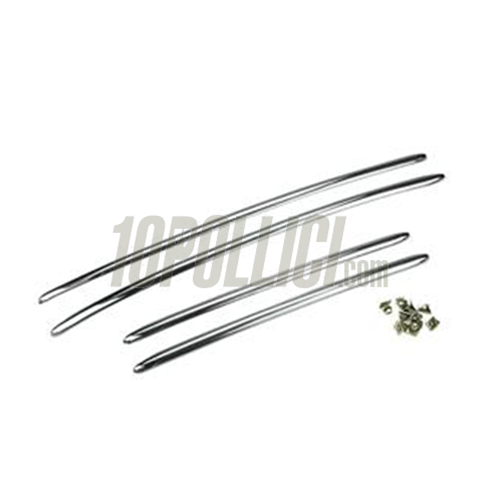 Decorative trims sidepanel and mudguard Vespa 125 GT, GTR, Super, 150 Sprint, Super, 180 SS, aluminium, 4 pcs