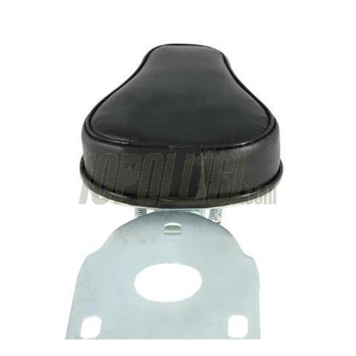 Child Safety Seat, for Vespa 125 VNA, GT, TS, 150 VBA, Super, Sprint, PX, PE, artificial leather, black