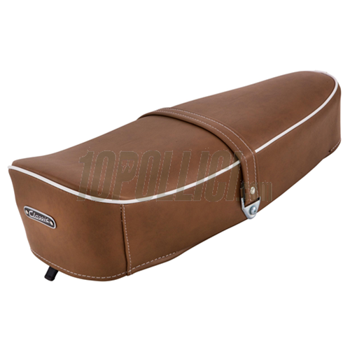 Seat SIP "Classic" for Vespa 50, Special, 90, 125 ET3 Primavera - BROWN