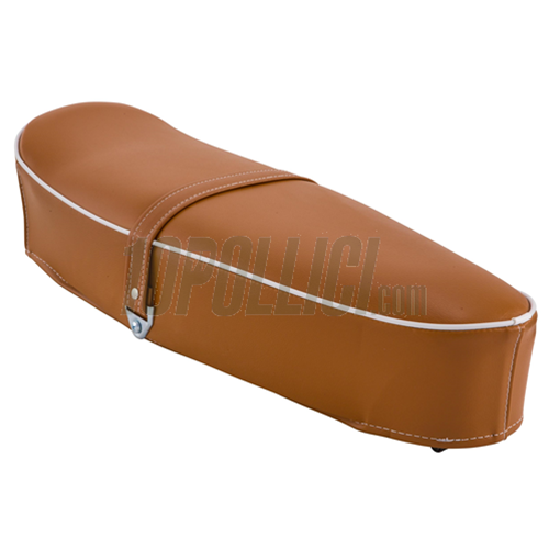 Seat SIP "Classic" for Vespa 50, Special, 90, 125 ET3 Primavera - LIGHT BROWN