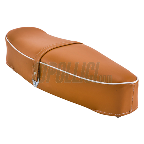 Sella SIP "Classic" per Vespa 125 VNA, VNB, GT, GTR, Super, TS, 150 VBA, VBB, GL, Sprint, Super - MARRONE CHIARO