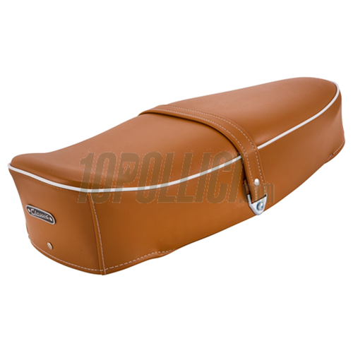 Sella SIP "Classic" per Vespa 125 VNA, VNB, GT, GTR, Super, TS, 150 VBA, VBB, GL, Sprint, Super - MARRONE CHIARO