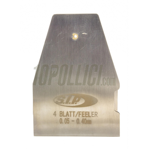 Feeler Gauge SIP spacer gear 0,05-0,10-0,20-0,40 mm, for checking axial clearance