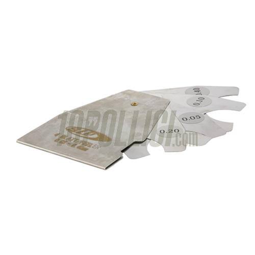 Feeler Gauge SIP spacer gear 0,05-0,10-0,20-0,40 mm, for checking axial clearance
