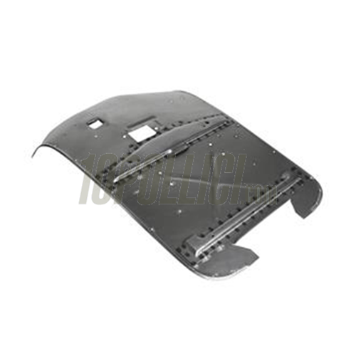 Pedana in lamiera Vespa PX 2 serie, foro pedale freno quadrato
