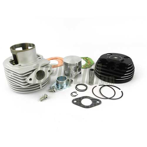 Cylinderkit PARMAKIT TSV EVO SIXTY SIX 205cc, d66, stroke 60, conrod 110, side spark plug head, Vespa PX 125-150, Cosa 125-150, TS, Sprint Veloce, LML