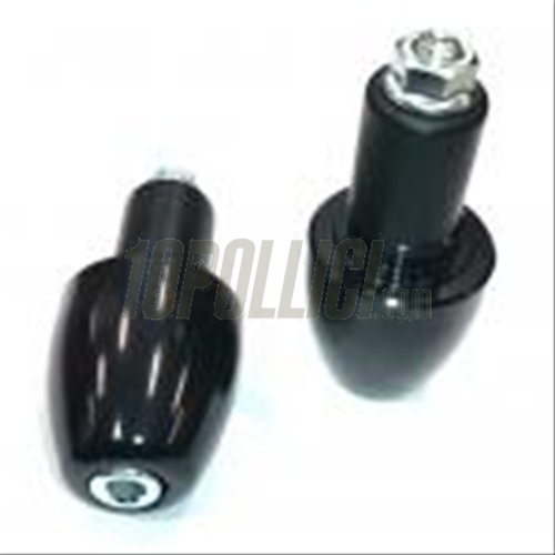 Handlebar End Weights, black, Ø clamping bush 17,5mm