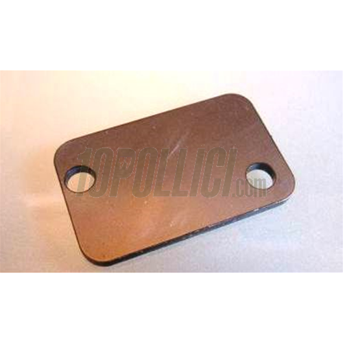 Locking plate case intake, 2 holes, Vespa 50, 90 125 ET3 Primavera