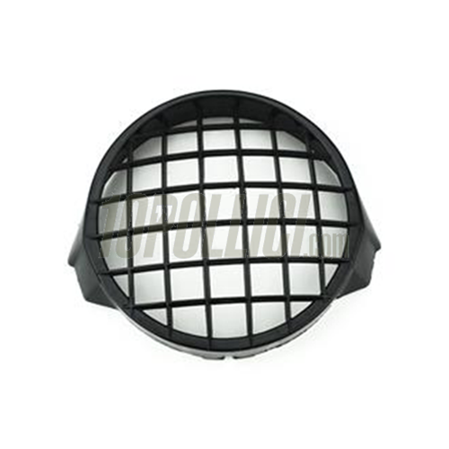 Griglia fanale anteriore per Vespa PX 1 serie, PE 200, in plastica, nera