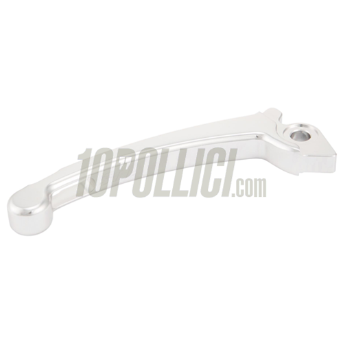 Leva cnc SIP destra, freno a disco Vespa PX`98, MY, '11 - HENGTONG - argento anodizzato