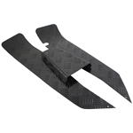 Propeller Riffled Floor Board SIP for Vespa 50, 90, 125 ET3 Primavera - black
