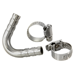 Bended fuel tank adapter Ø i 7,0mm, Ø a 10,0mm, 55°, stainless steel