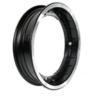 Alloy wheel rim FA Italia "RUSH" black 2.10-8 decomposable Vespa Super