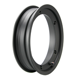 Alloy wheel rim 2.0 SIP 2.10-10 Vespa 50, 125 ET3 Primavera, PK, PX, T5 - black