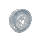 Cerchio in acciaio 2,3/4-9 scomponibile verniciato grigio metallizzato Vespa 50