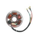 Stator plate Vespa PX 125-150-200 E with battery and elestart, 7 wires, 5 coils