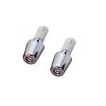 Handlebar End Weights, chrome, Ø clamping bush 17,5mm, 180 g