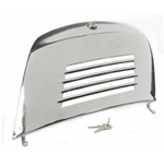 Sportello cofano motore Vespa 50, 90, 125 ET3 Primavera con serratura - cromato