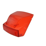 Light lens, rear, Vespa PX, MY - red
