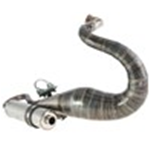 Racing exhaust VSP ROAD Vespa 90,125 ET3 Primavera, carbon silencer