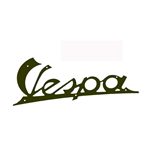 Badge Vespa for legshield MAURO PASCOLI, Vespa VN1 01950-2T, dark green 