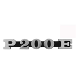 Badge P200E for side panels Vespa PE 200