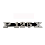 Badge P125X for side panels Vespa P 125 X