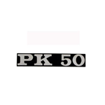 Targhetta PK50 per cofani laterali Vespa PK 50